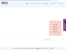 Tablet Screenshot of olenz.nl